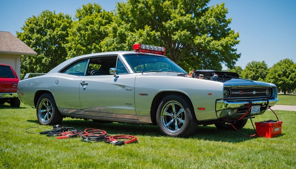 charging a car battery
