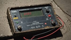 checking a car battery