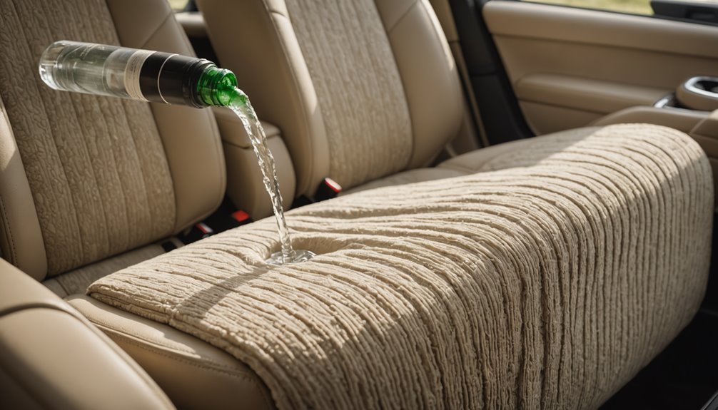 clean car cloth seats