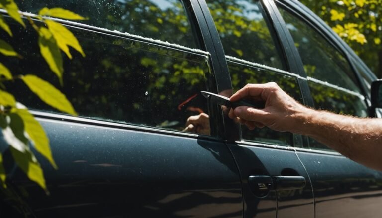 How to Remove Tinted Glass on Car Windows